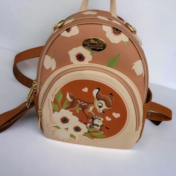 Disney box lunch Bambi convertible backpack with exclusive pin main image 4